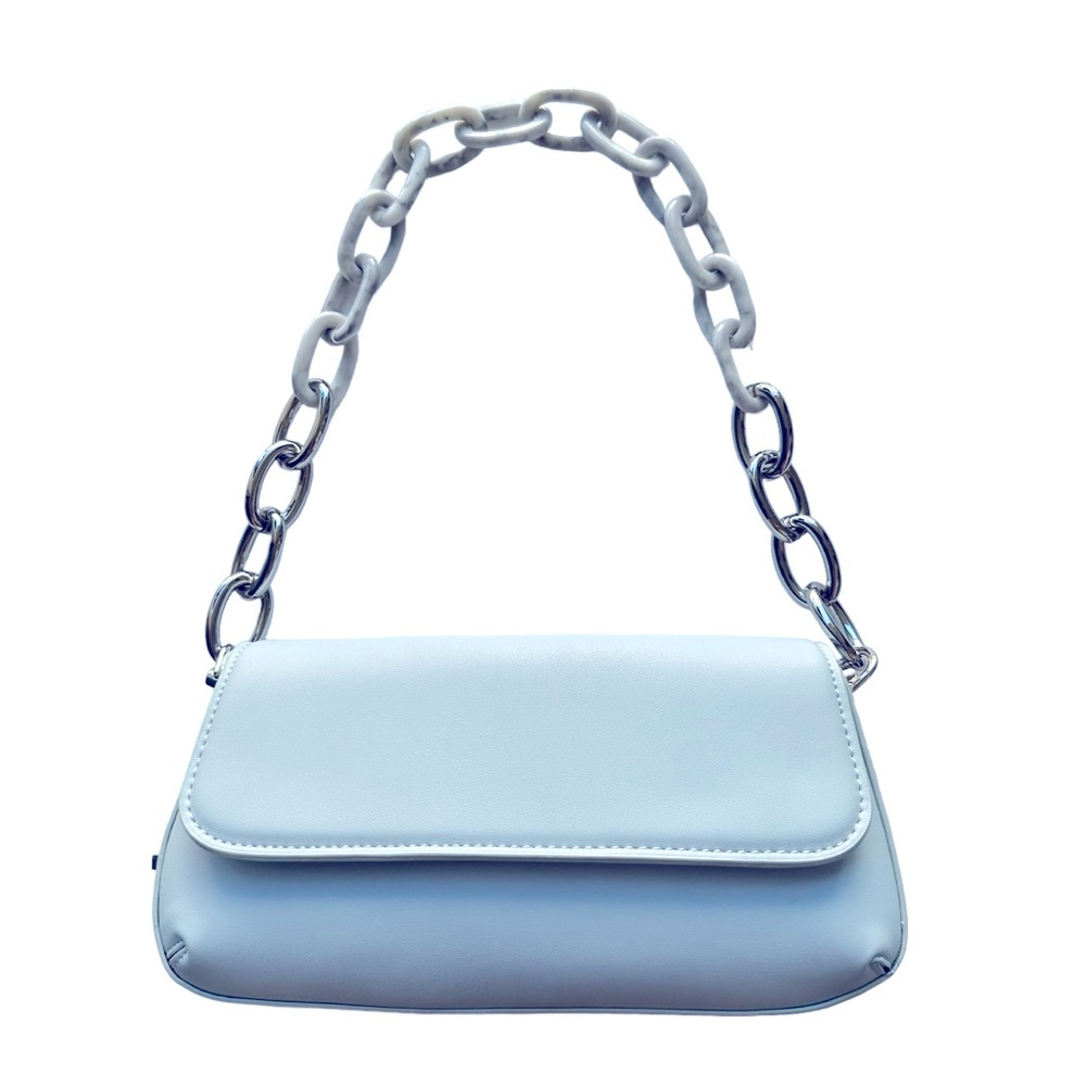 How we fashion 2.0 vegan leather shoulder bag
